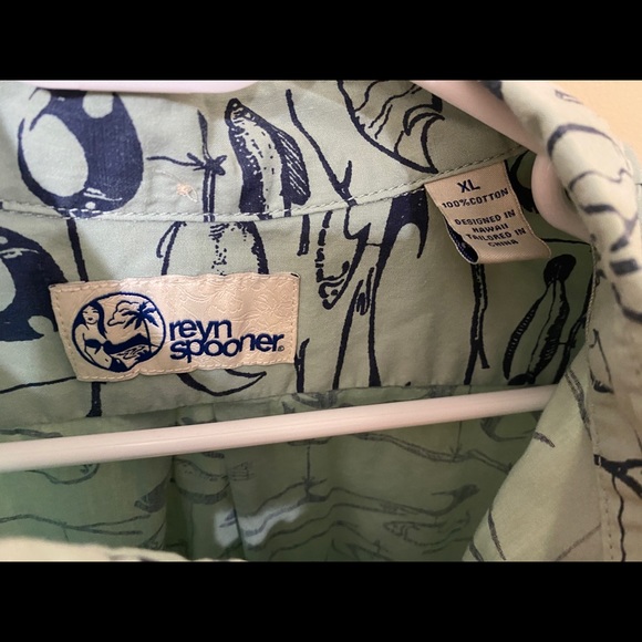 Reyn Spooner XL Hawaiian Button Up Shirt - Picture 2 of 3